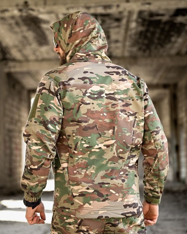 Тактическая куртка SoftShell софтшел  Armageddon  мультикам  ВТ0478