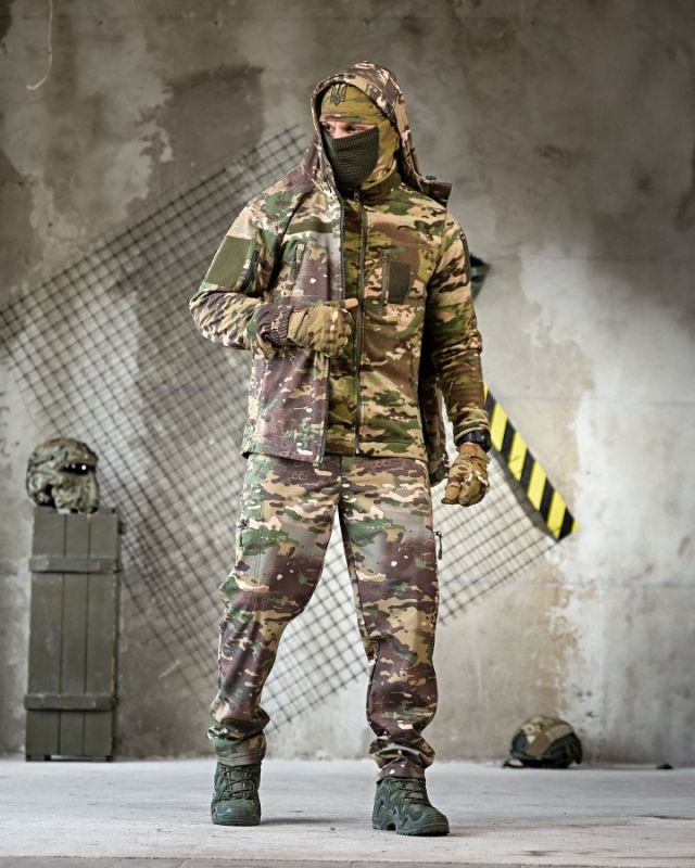 Тактический костюм  softshell 6в1 мультикам ПП7861