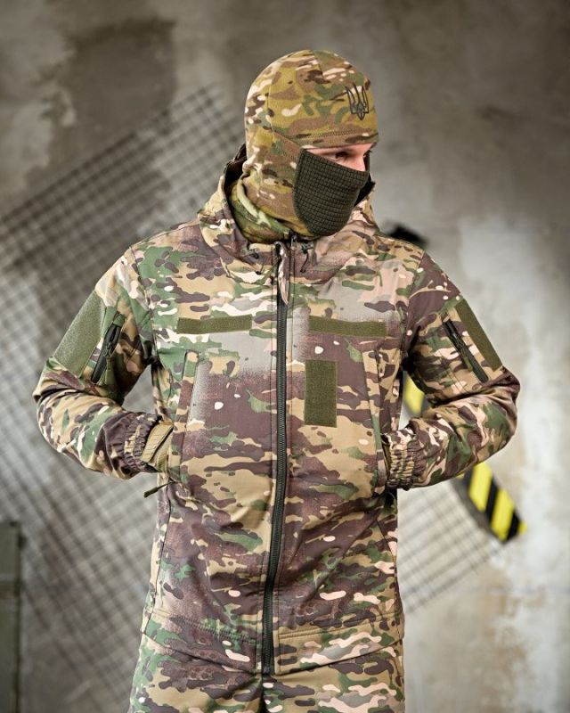 Тактический костюм  softshell 6в1 мультикам ПП7861