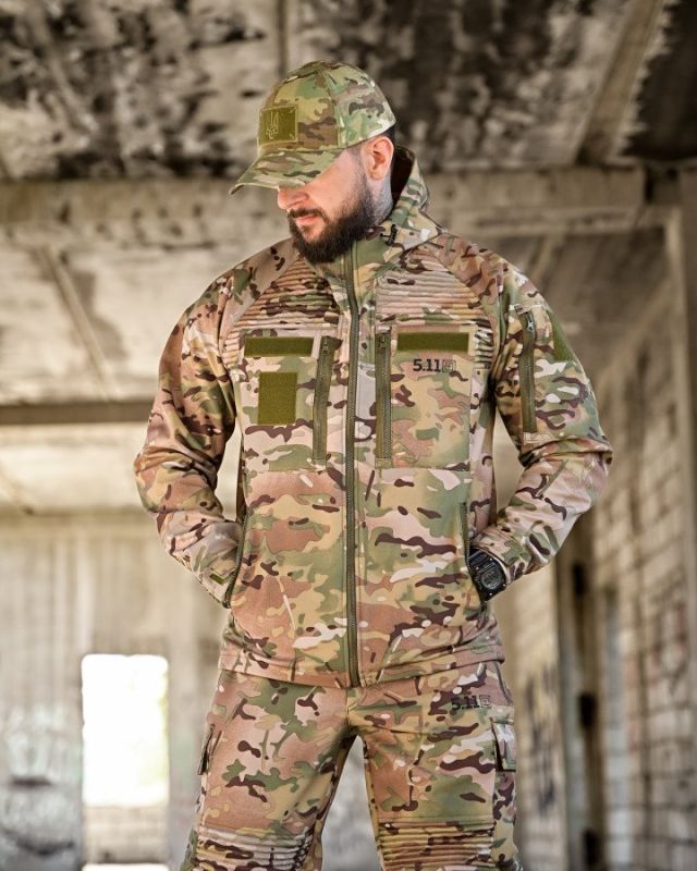 Тактический костюм софтшел softshell 5.11 mission мультикам    ВТ7879