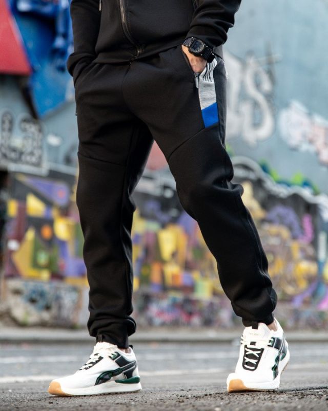 Мужской спортивный костюм FRUKT grey/black ПП7926