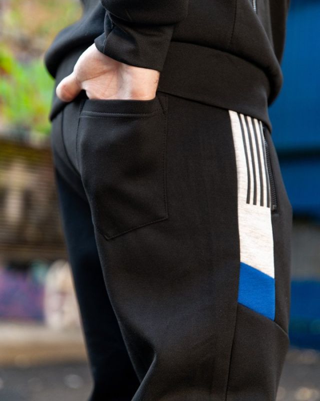 Мужской спортивный костюм FRUKT grey/black ПП7926
