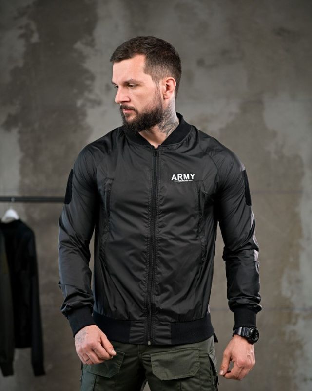 Ветровка   Army black ПП7554