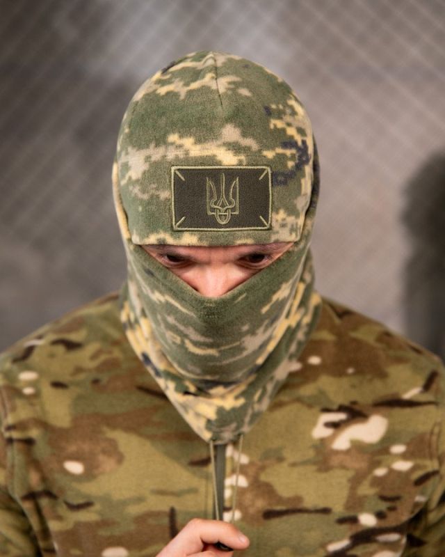 Комплект шапка баф  intelligence  пиксель  ВТ7959