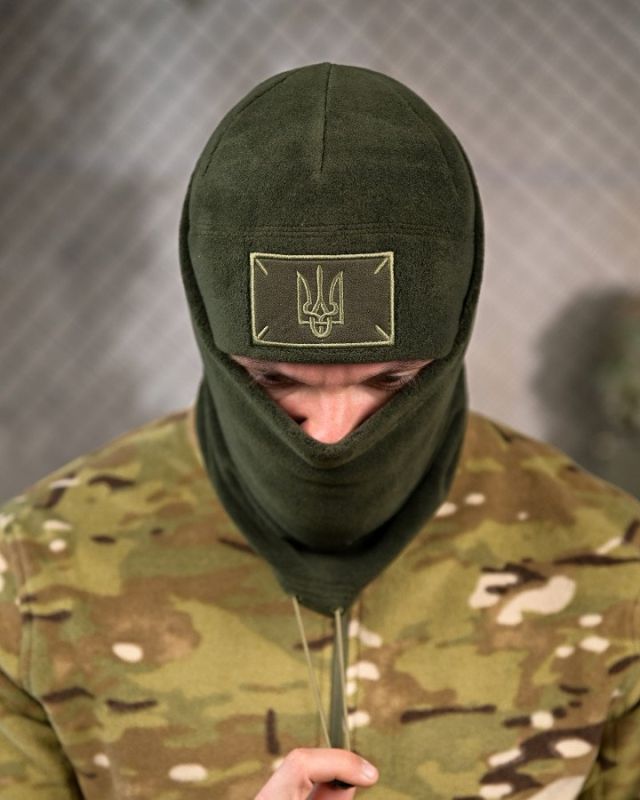 Комплект шапка баф intelligence олива ВТ7958