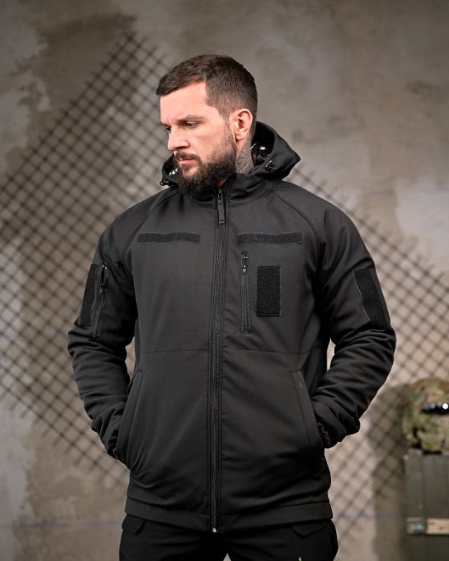 Зимняя куртка patron  OMNI-HEAT black  ВТ7006