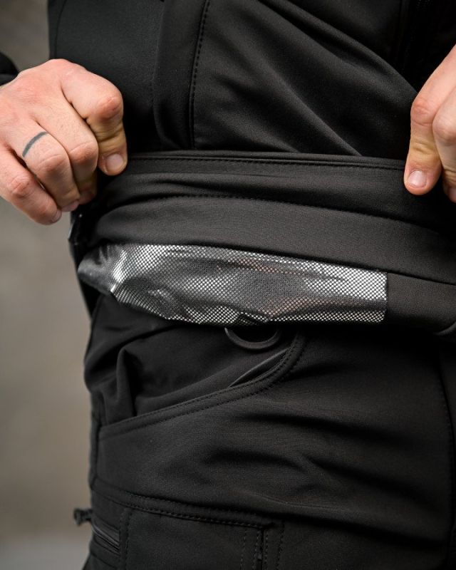 Зимняя куртка patron  OMNI-HEAT black  ВТ7006