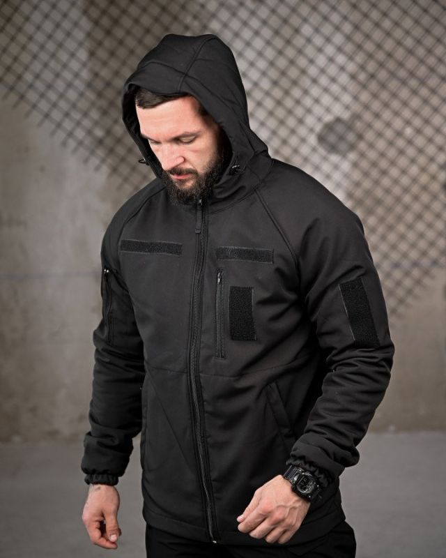 Зимняя куртка patron  OMNI-HEAT black  ВТ7006