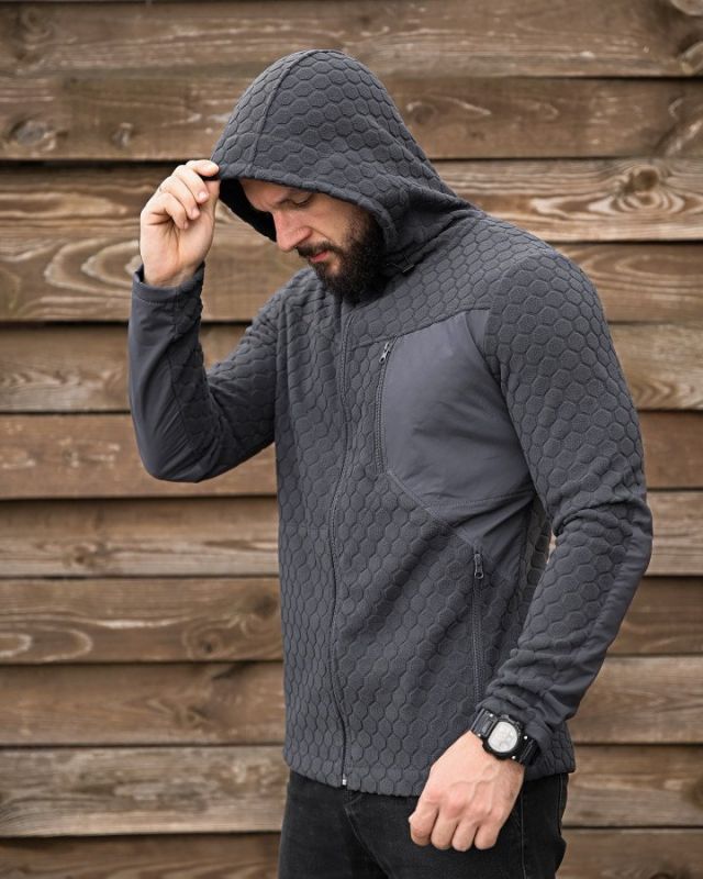 Тактическая флисовка KM URBAN grey ПП8056