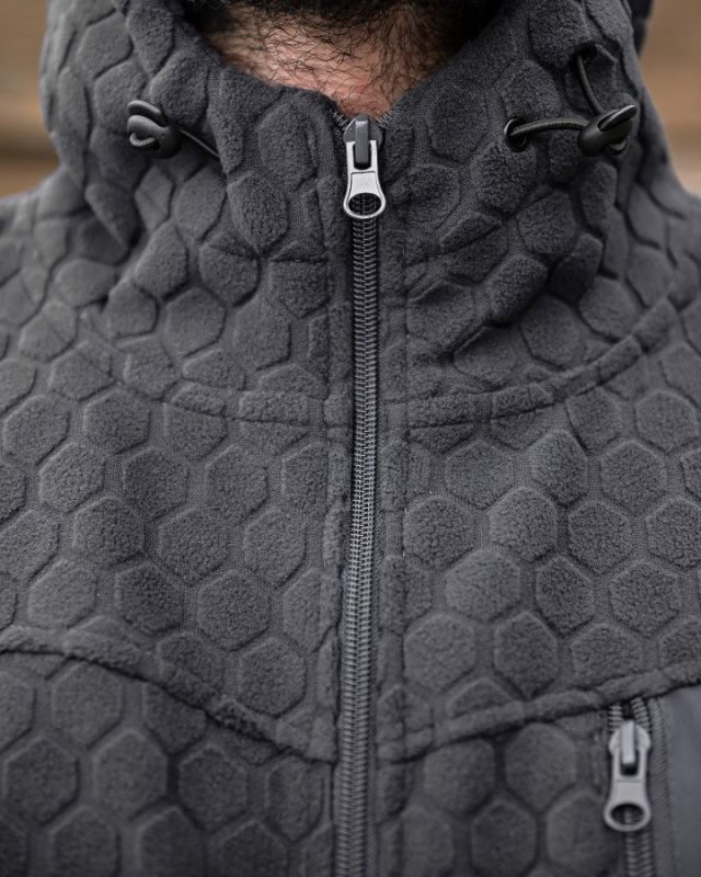 Тактическая флисовка KM URBAN grey ПП8056