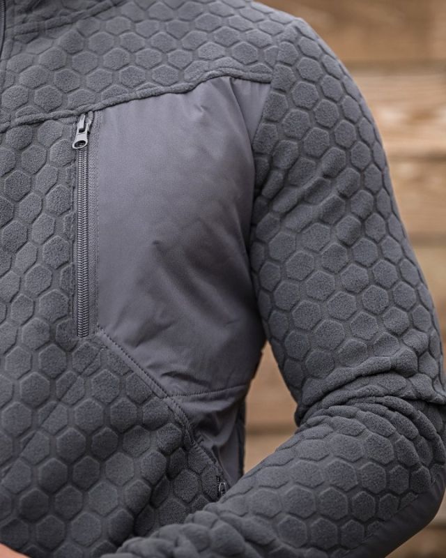Тактическая флисовка KM URBAN grey ПП8056