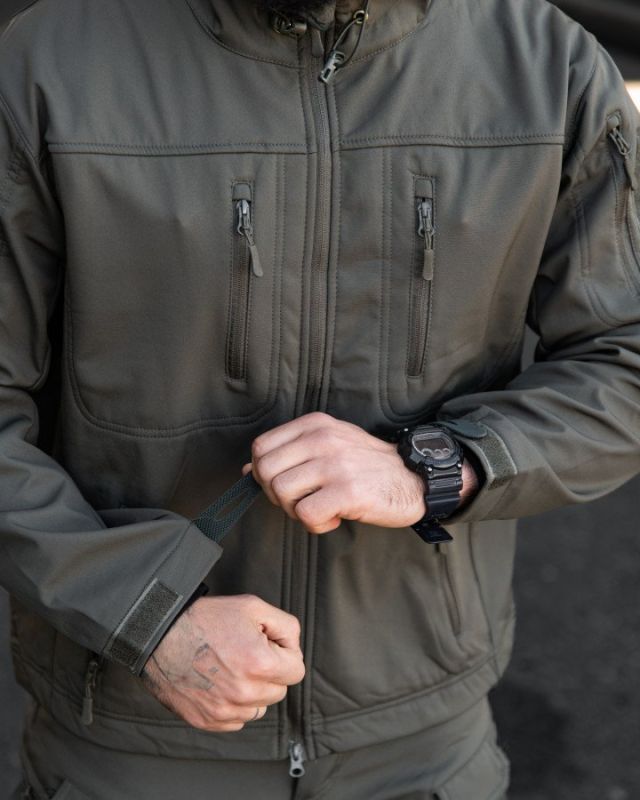 Городская тактическая куртка MAXIMUS софтшел light grey ПП7983