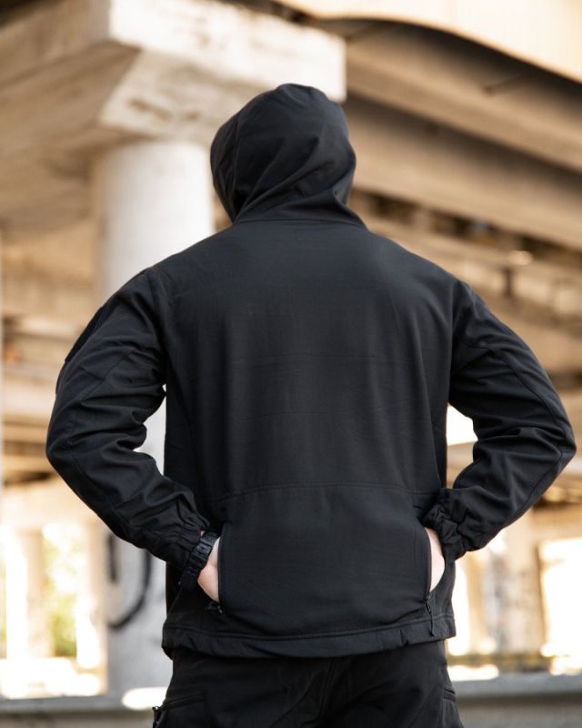 Міська тактична куртка MAXIMUS софтшел black ПП7980