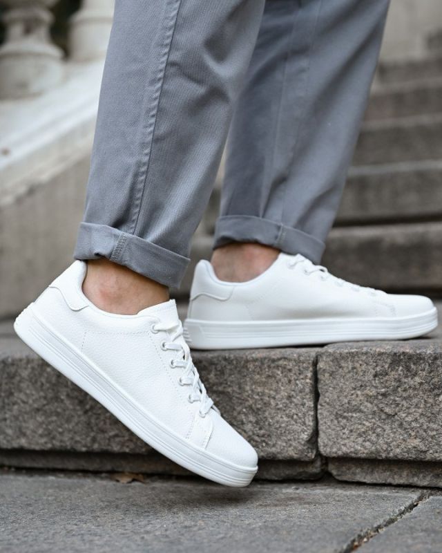 Мужские кеды  Classic white ПП8034