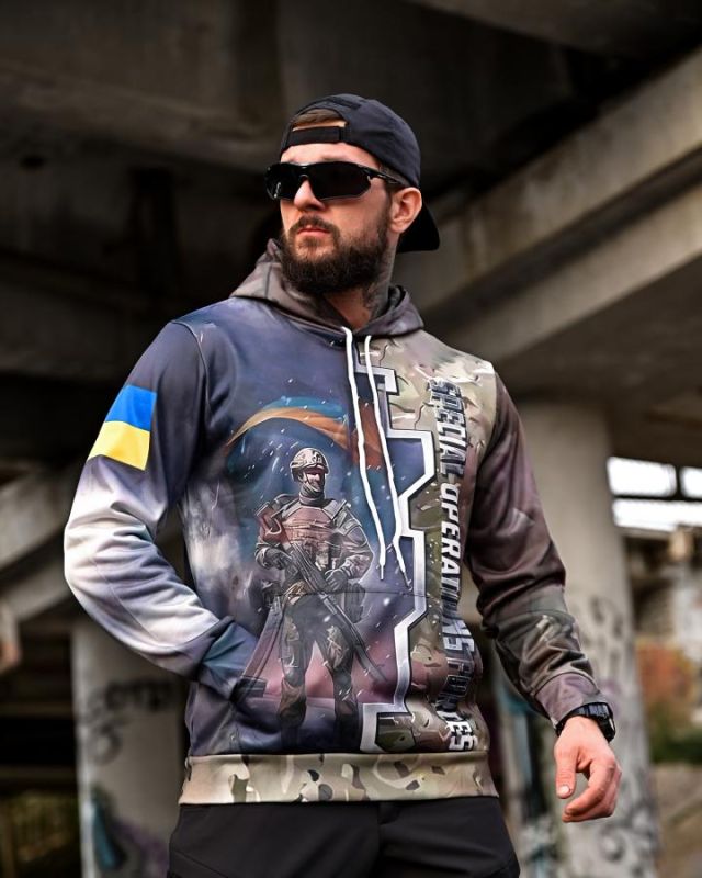 Милитари худи SAINT Ground force pixel ПП8122