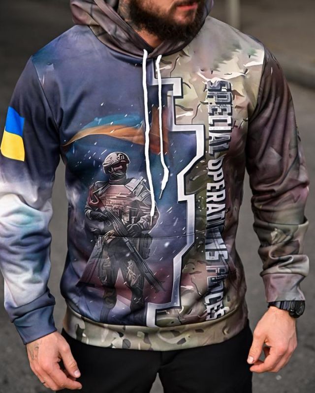 Милитари худи SAINT Ground force pixel ПП8122