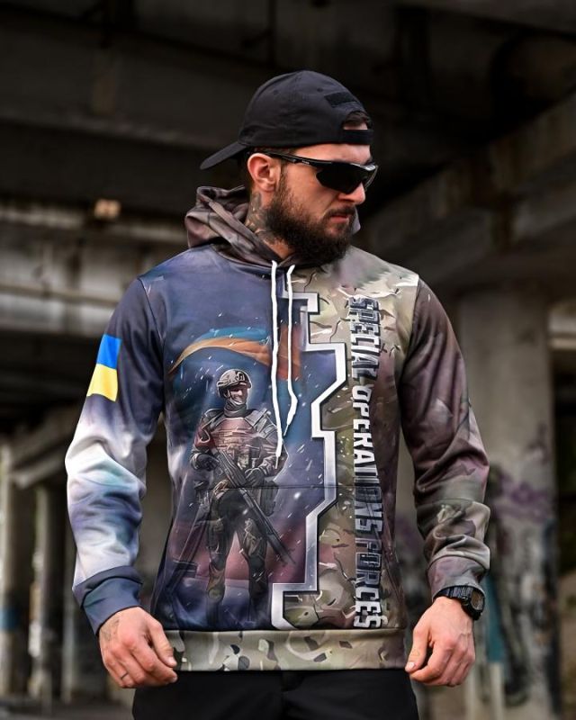 Милитари худи SAINT Ground force pixel ПП8122