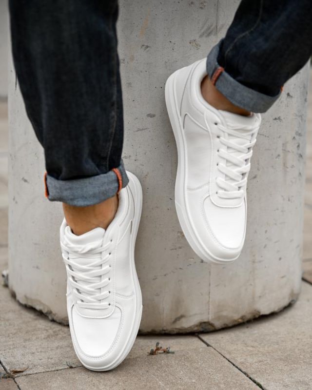 Мужские кроссовки basik white ПП8033