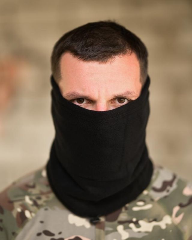 Баф флисовый черный  ВТ6471