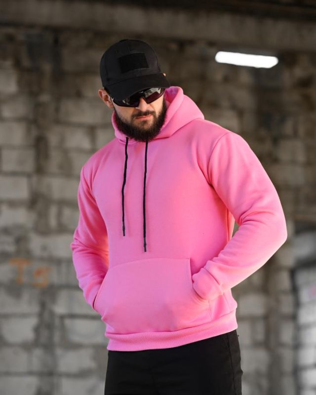 Милитари худи на флисе GENESIS WAR pink ВТ6847