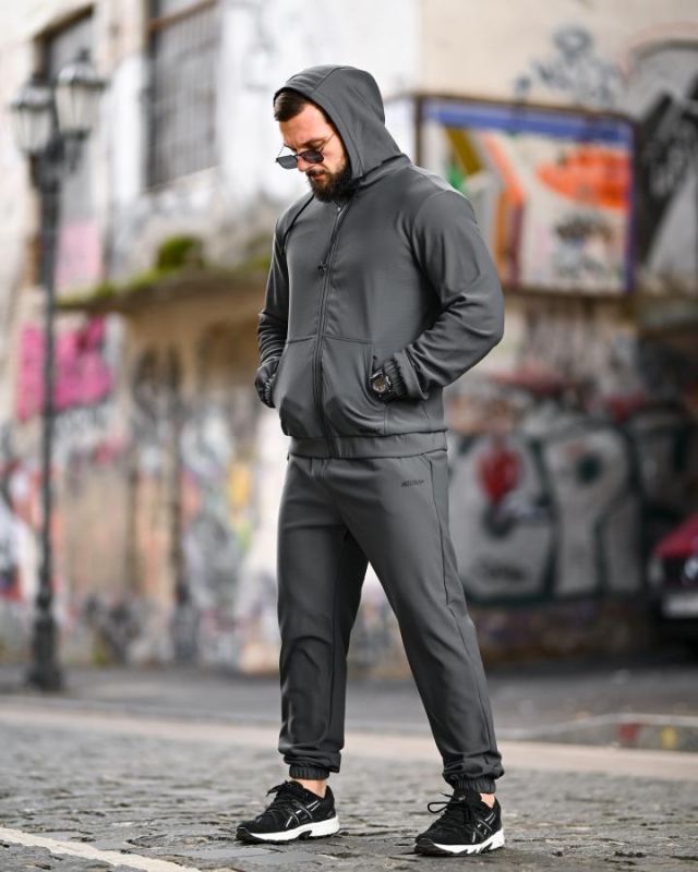 Зимний мужской спортивный костюм RENGER grey ВТ6812