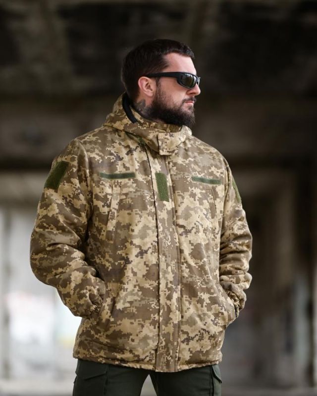 Зимний бушлат   пиксель ВР6242