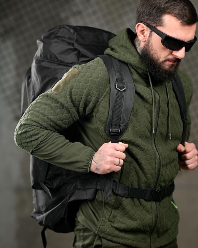 Рюкзак туристический 70 л. черный ВТ6926
