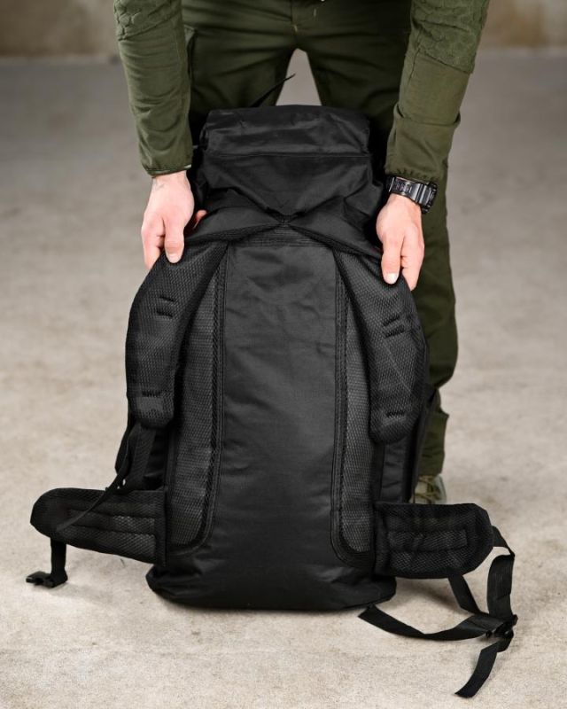 Рюкзак туристический 70 л. черный ВТ6926