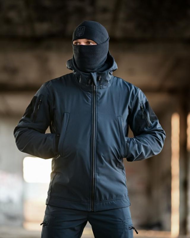 Тактический костюм Softshell 5в1 LUNAR синий ДСНС ТР6409