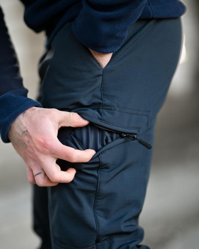 Тактический костюм Softshell 5в1 LUNAR синий ДСНС ТР6409