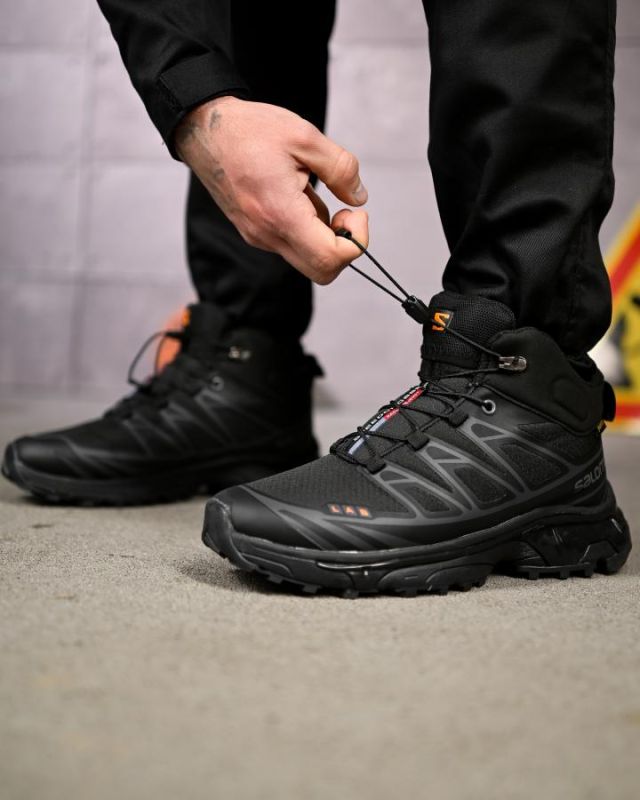 Термо кроссовки  Salomon statix black 4 ТР6465