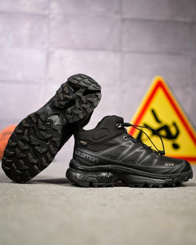 Термо кроссовки  Salomon statix black 4 ТР6465