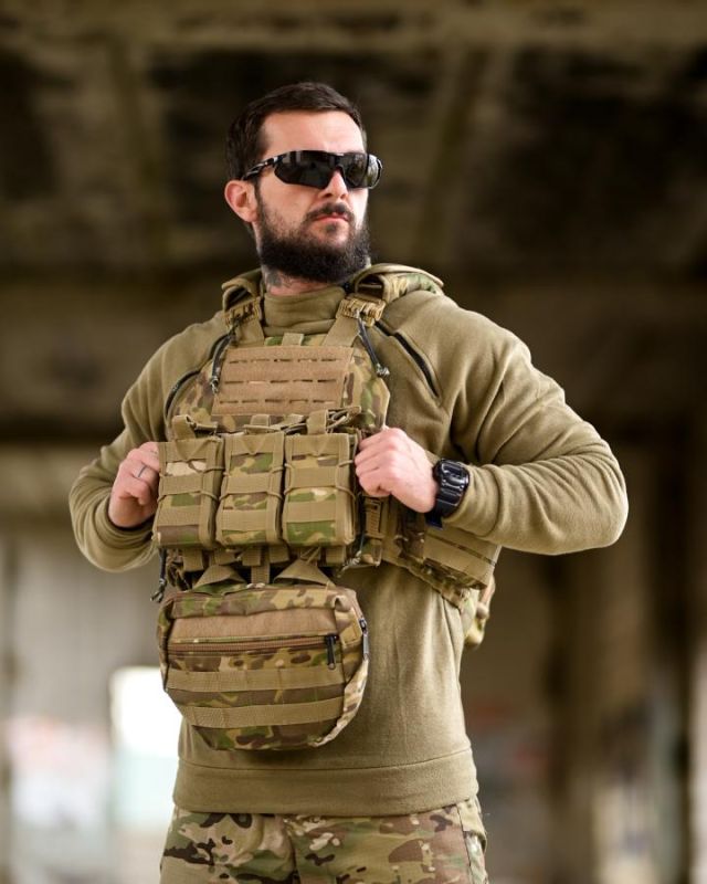 Плитоноска 4 точки сброса  мультикам Single Sword DETECT ТР6449