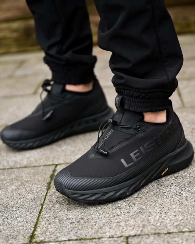 термо кроссовки Leisure black 4 ТР6509