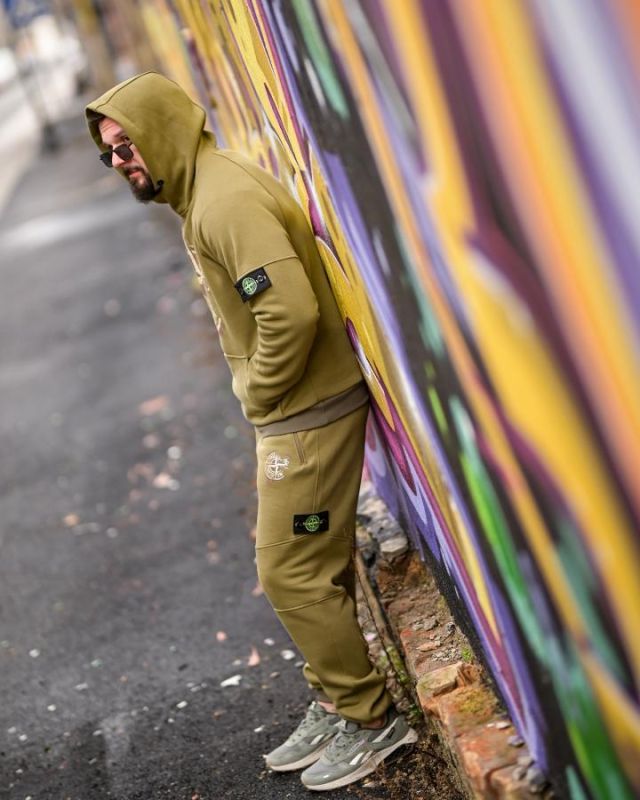 Зимний спортивный костюм Stone Island gerona oliva  4 ТР6495