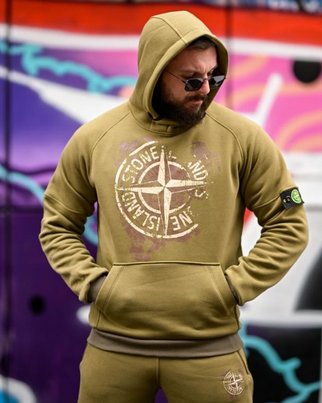 Зимний спортивный костюм Stone Island gerona oliva  4 ТР6495