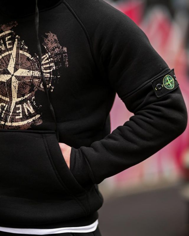 Зимний спортивный костюм Stone Island gerona black  ТР6537