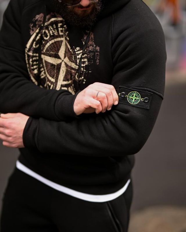 Зимний спортивный костюм Stone Island gerona black  ТР6537