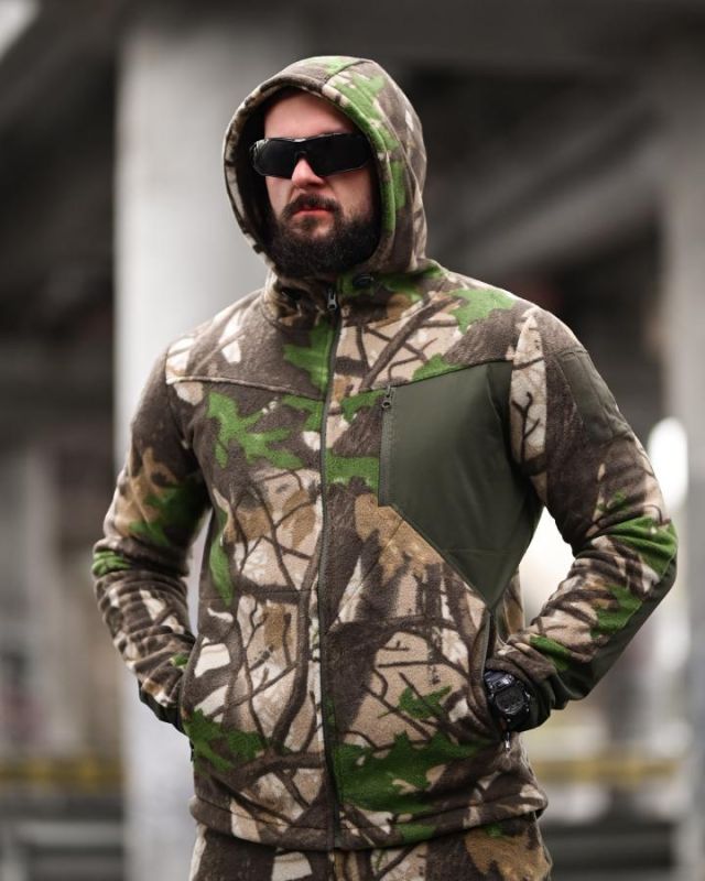 Флисовый спортивный тактический костюм TARANTUL tree ТР6558