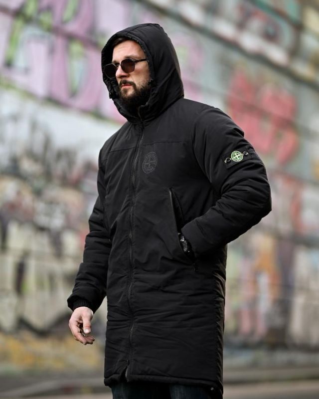 Зимняя удлененная куртка Stone tyson ТР6583