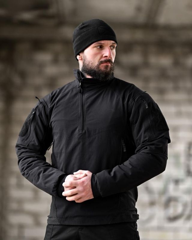 Зимний анорак YINREN Combat Gen II Shadow черный ТР6604