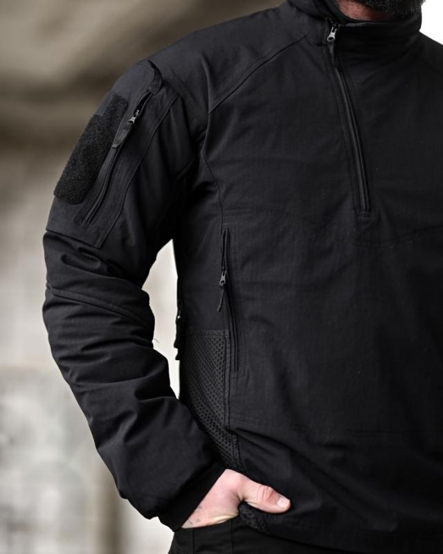 Зимний анорак YINREN Combat Gen II Shadow черный ТР6604
