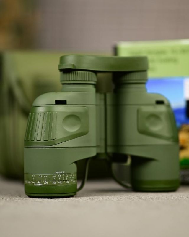 Бинокль LOSSO Premium ARMY 10*50 с сеткой и компасом ТР6606