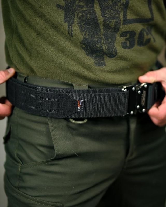 Тактический ремень Ranger Belt Attack black ВТ5078