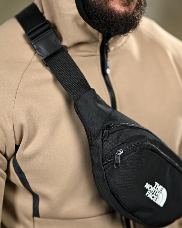Сумка бананка TNF ch/b ТР6675