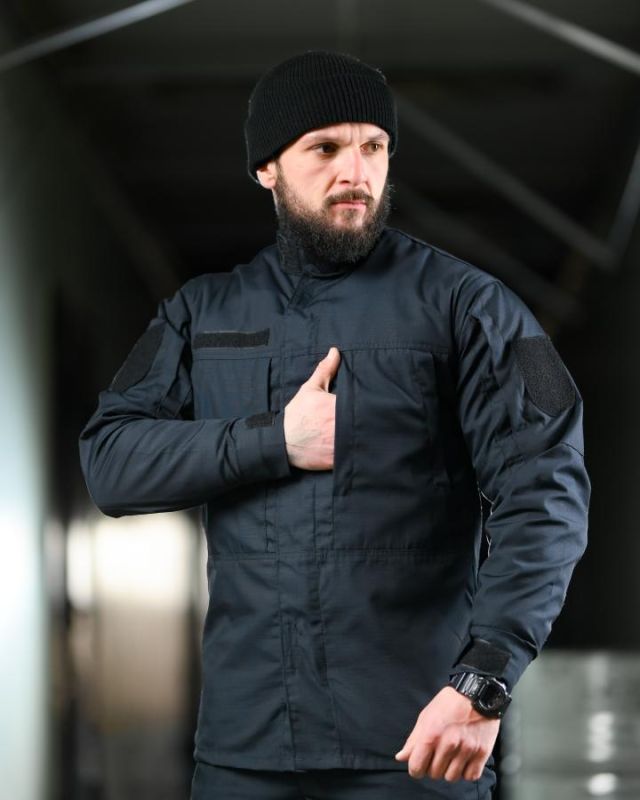 Уставной тактический костюм синий дснс  ДЛ6225