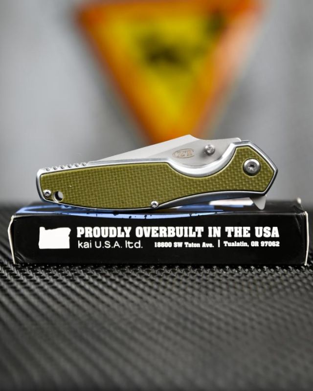 Нож выкидной ZT olive ВТ4770