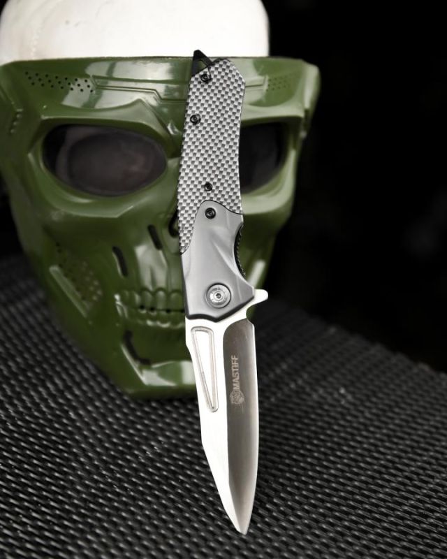 Нож выкидной Mastiff carbon ВТ4766