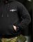 Милитари худи CROP худи color black ПП7876