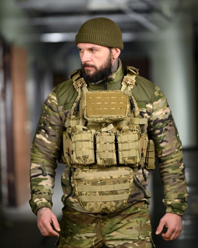 Плитоноска 4 точки сброса  7.62 pixel ВТ5333